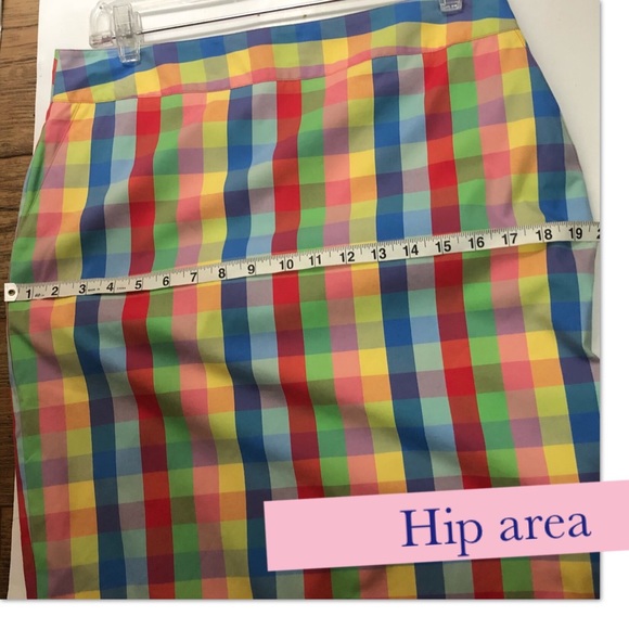 Checkered Pencil Skirt - Picture 5 of 8